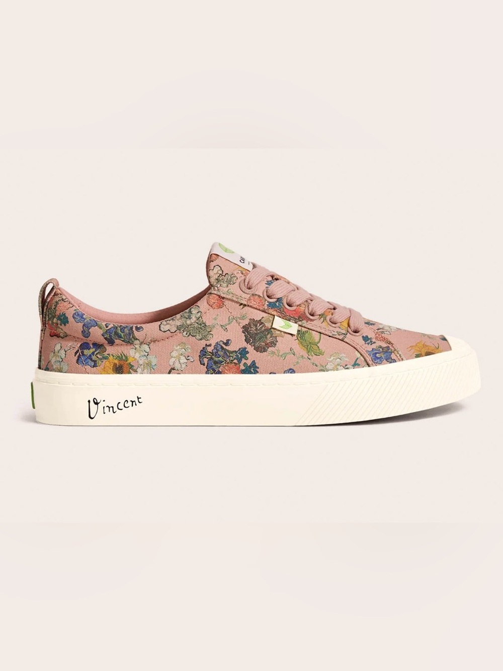 Cariuma x Van Gogh Musuem Pink Floral Art Sneakers Jubilee 50 Flowers Women 8.5